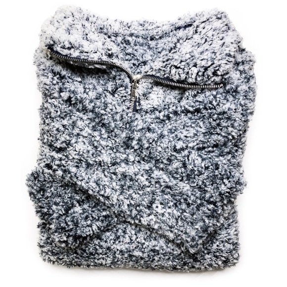 🎉2X HP🎉 Blue Half Zip Sherpa Pullover - Picture 8 of 8